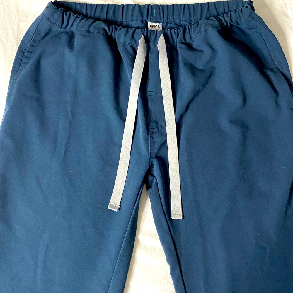 blue XS FIGS pants